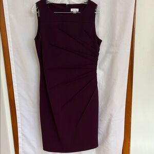 Calvin Klein Deep Purple Midi Dress